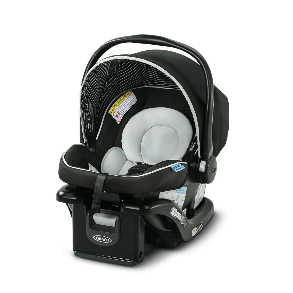 Car Seat, Lightweight Rear-Facing Seat for Babies 4–30 lb, 4-Position Adjustable Base, Latch Installation & ProtectPlus Engineered